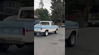 71 f100 drive by exhaust classiccar bumpside [upl. by Eikcid]