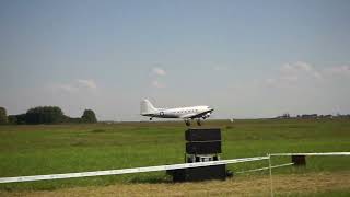 DC3 Take off Décollage Air Legend 2023 Melun Villaroche France by HabariSalam [upl. by Nodrog501]