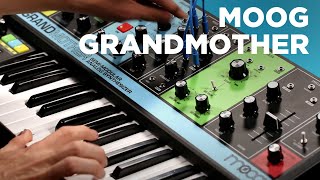 Moog Grandmother SemiModular Keyboard Synth [upl. by Nanah]