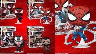 New Spiderman 2 gameverse figures revealed Funko pop [upl. by Oshinski]