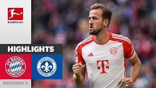 Kane with 56MGoal  FC Bayern München  Darmstadt 98 80  Highlights  Matchday 9 – 202324 [upl. by Harbour241]