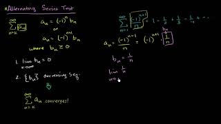 Alternating series test  Series  AP Calculus BC  Khan Academy [upl. by Soo]