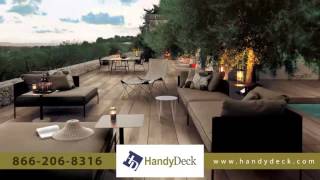 HandyDeck deck tiles and porcelain pavers for stunning decks amp patios [upl. by Mortensen816]