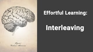 Effortful Learning  Interleaving [upl. by Inod]