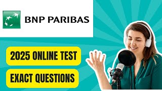 2025 BNP Paribas Online Test and Pymetrics Test Tutorials [upl. by Murdoch]