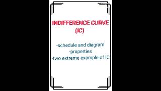 Indifference curve notes📝 [upl. by Taro]