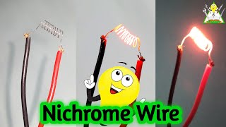 Nichrome wire  nichrome wire project  💡💡💡  all technique  all technics [upl. by Alfons533]