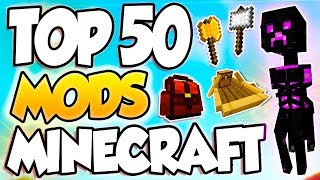 ✔️ top 50 MODS para MINECRAFT  1122 y 1144 [upl. by Nac]