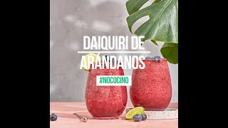 Daiquiri de arándanos  Receta simple refrescante y queda delicioso [upl. by Goldie]