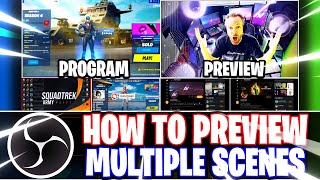 OBS Studio How to Preview Multiple Scenes  Windowed Projector Scene OBS Studio Tutorial [upl. by Nedgo]