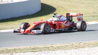 F1 2016 Test Montmelo Pure Sound ERaceVideos [upl. by Klingel507]