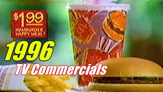 HalfHour of 1996 TV Commercials  90s Commercial Compilation 11 [upl. by Arayc]