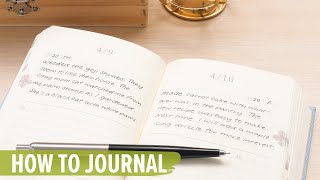 How to Journal Writing Tips Journal Topics and More [upl. by Ferdie]