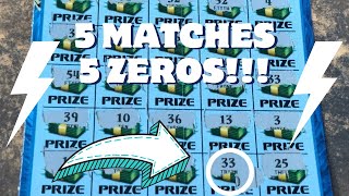 ‼️5 Matches And 5 ZEROS‼️200X the Money 💵 And Other X the Money Tickets From the Georgia Lottery [upl. by Pearlstein564]