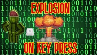 How to Create An Explosion On A Key Press  Roblox Studio [upl. by Bohon]