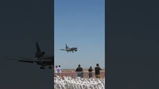 KC10 PARADE OF HEAVIES LANDS RIGHT IN FRONT OF US AT TRAVIS AFB [upl. by Lyontine253]