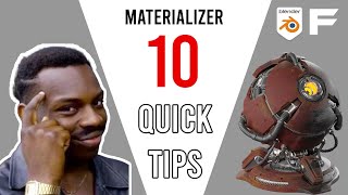 Fluent Materializer  10 Tips I Use All The Time Blender Addon [upl. by Inalan273]