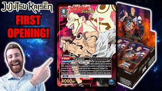 Jujutsu Kaisen Union Arena Card Game Booster Box Opening [upl. by Helsie]