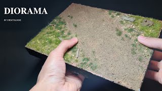 HOW TO MAKE A DIORAMA  EASY  TUTO  BUILD DIORAMA  diorama [upl. by Eitsim]