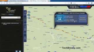 Spot Your Train Live on Map with RailRadar TrainEnquiry com [upl. by Esilehc]