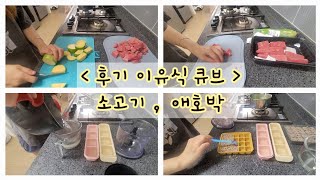 25 후기 이유식 만들기🥩 소고기 애호박 큐브만들기 [upl. by Fernande]