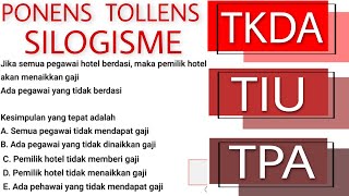 Trik menjawab Soal Silogisme Modus Ponens dan Tollens  Tes Bakat Skolastik LPDP TPA mudah [upl. by Byler]