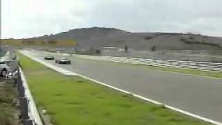 Villeneuve vs Schumacher Saison Finale Crash 1997mp4 [upl. by Hiamerej]