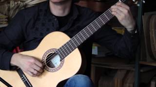 Hofner HGL5 classical guitar demo [upl. by Akimit]