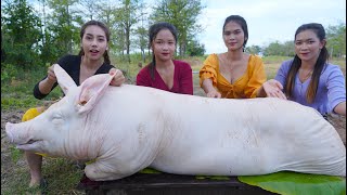 Wow cook pork recipe in my big family  Amazing video [upl. by Priestley]