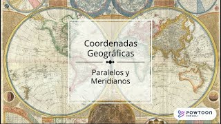 Paralelos y MERIDIANOS Coordenadas Geográficas [upl. by Colligan]