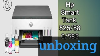 Hp Smart Tank 580585525 Printer Unboxing amp Setup [upl. by Aliahs]