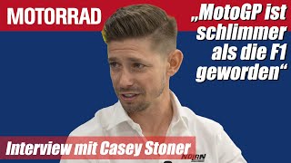 Casey Stoner im Interview sein Leben die Zukunft von MotoGP die Beziehungen mit Nolan und Ducati [upl. by Bette]