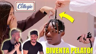 REAGIAMO ALLA PRIMA IMBARAZZANTE PUNTATA DEL COLLEGIO 7 STO MALE SI TAGLIANO I CAPELLI TRA DI LORO [upl. by Rosecan]