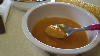 SABROSA SOPA DE MAIZ Receta nutritiva para niños Hecho por Mamá [upl. by Llehcal]