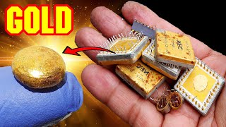 How to make gold recovery from electronics e waste [upl. by Eelytsirk]