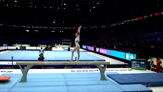 GHIGOARTA Amalia ROU2023 Artistic Worlds Antwerp BELQualificationsBalance Beam [upl. by Hallette]