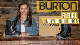 2018 Burton Ritual Snowboard Boots  Womens  Review  TheHousecom [upl. by Rudolf]