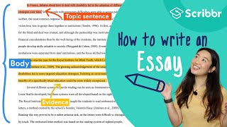 How to Write an Essay 4 Minute Stepbystep Guide  Scribbr 🎓 [upl. by Sil381]