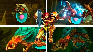 Metroid Samus Returns  All Bosses  No Damage  Hard Mode [upl. by Viv]