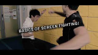 THE BASICS OF SCREEN FIGHTING CHOREOGRAPHY [upl. by Rowan750]