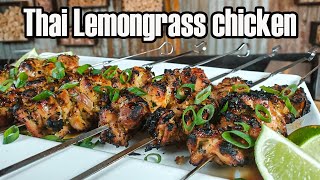 Thai lemongrass Chicken Skewers Recipe [upl. by Winebaum]