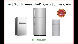 Best Top Freezer Refrigerator Reviews 2022 Buyers Guide [upl. by Alburga795]