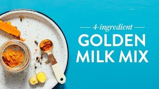 4Ingredient Golden Milk Mix  Minimalist Baker Recipes [upl. by Rand]