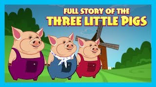 Full Story Of Three Little Pigs  Tia and Tofu Storytelling  Moral Stories In English For Kids [upl. by Esiuolyram667]