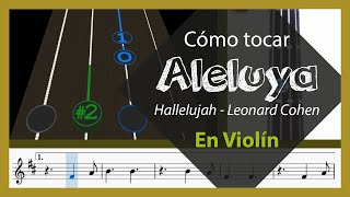 Cómo tocar quotAleluyaquot en Violin  Play along [upl. by Lednar]