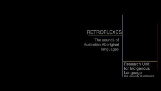 Retroflexes The sounds of Australian Indigenous languages [upl. by O'Toole]