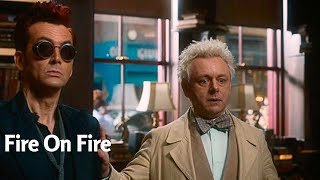 quotFire on Firequot by Sam Smith  Good Omens Fan Edit [upl. by Oremodlab]