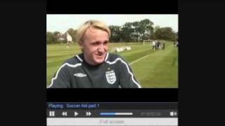 Tom Felton SoccerAid 2008 interview [upl. by Nerrad473]