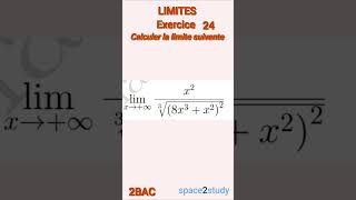 Exercice 24 Limites 2BAC Maths [upl. by Swirsky]