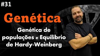 Genética de populações e Equilíbrio de HardyWeinberg [upl. by Ardnasirk]